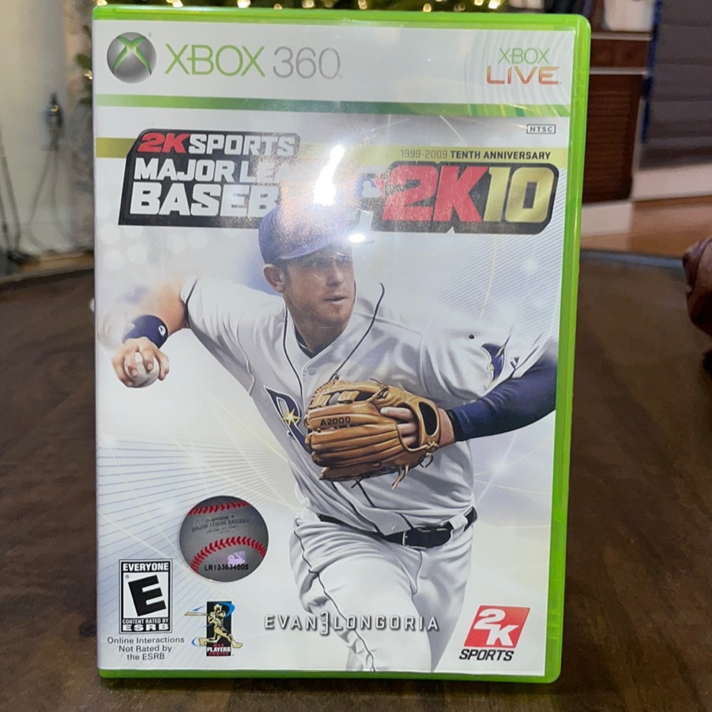 XBOX 360 LIVE Major League Baseball 2K10, 1999-2008 Tenth Anniversary